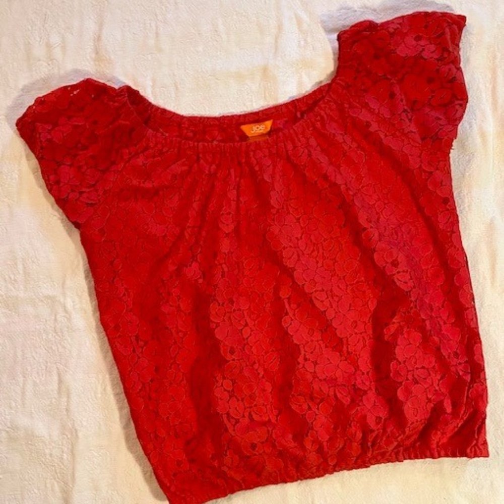 Lace Top with Cap Sleeve - Size M - Picture 3 of 9